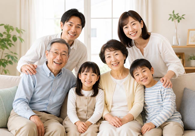 セレモニーたかはた会員制度をご利用いただけるご家族